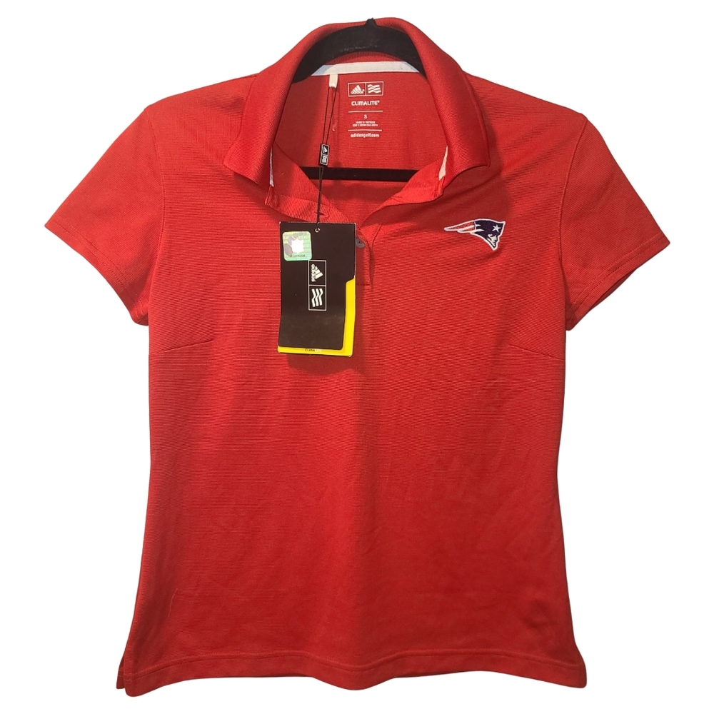 🆕️!NWT New England Patriots Adidas Golf Polo✨️Women's Small